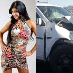 Rosa Mendes in Car Accident