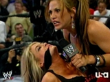 Today in History: Mickie James Gives Trish Stratus a “Gift”