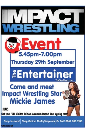 Free Mickie James Autograph Signing in London, UK Next Week - Diva Dirt