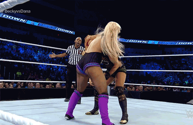 Dana-Brooke-with-Charlotte-vs-Becky-Lynch-with-Natalya-Smackdown-June-9th-2016