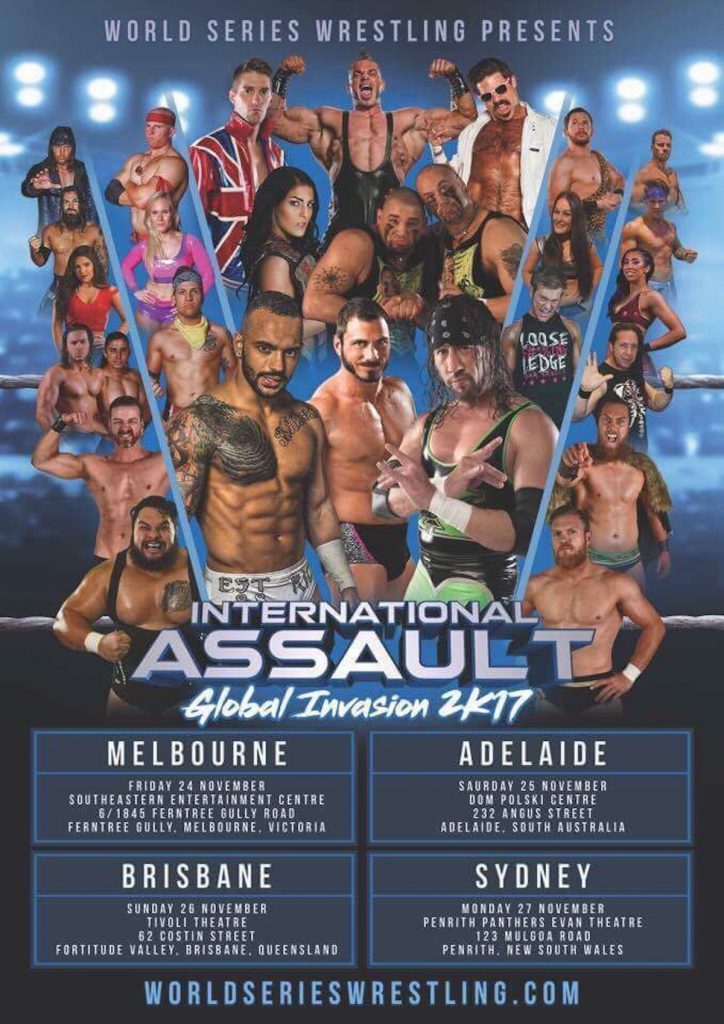 International Assault Tour 2K17 Show Poster