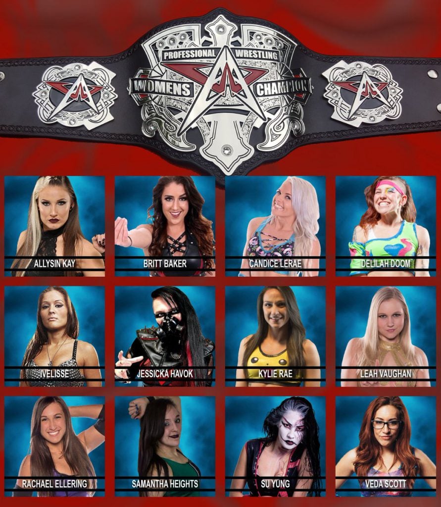AAW Women's Championship Tournament Competitors