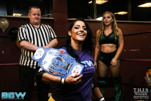 British Empire Wrestling Women's Champion KC Spinelli