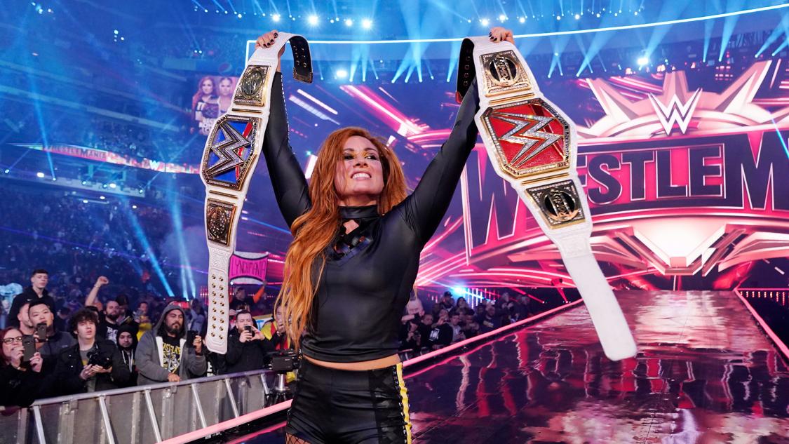 Becky Lynch will bring both titles to Raw tonight