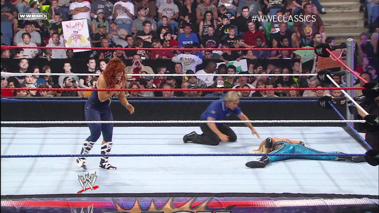 Michelle McCool vs. Natalya first Diva’s title match 07/20/08