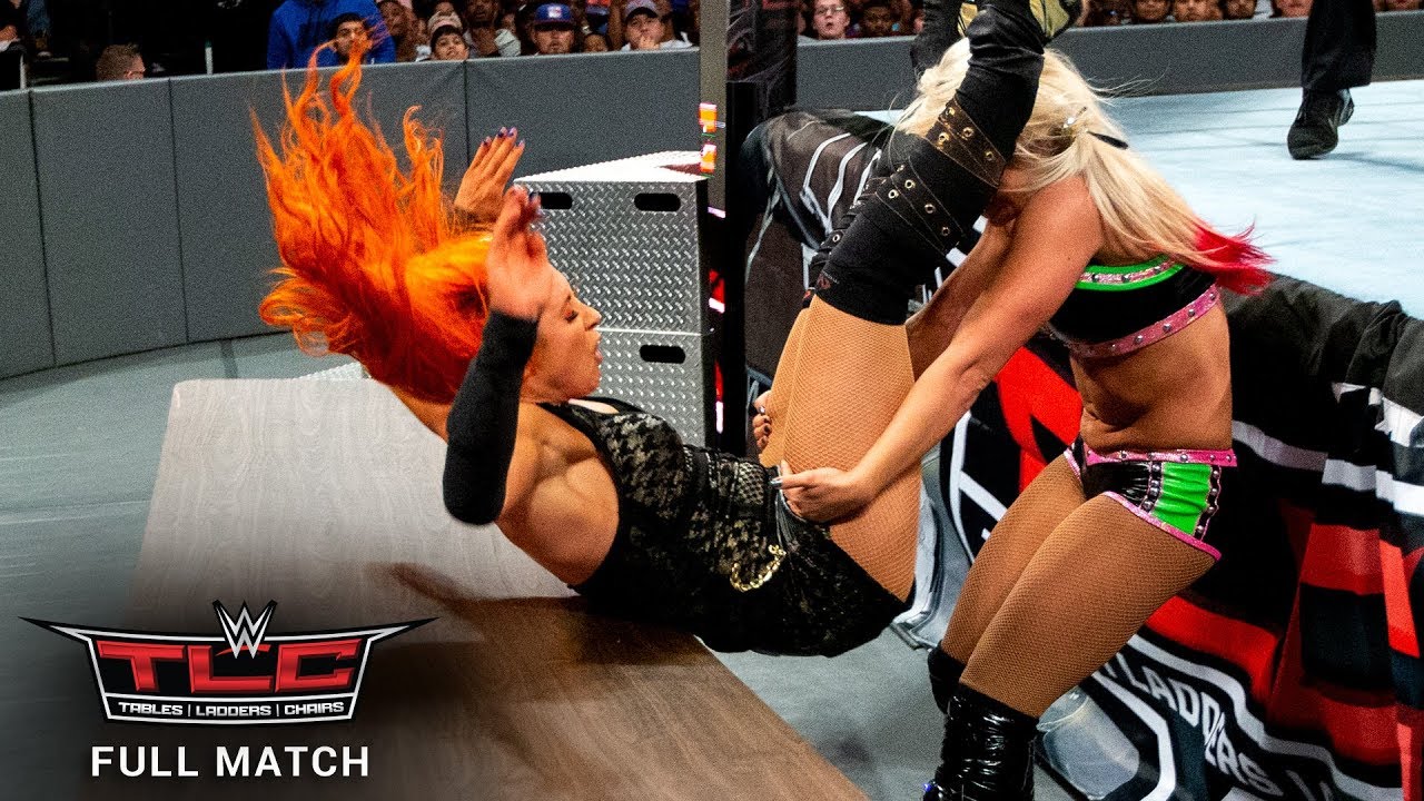 Alexa Bliss vs. Becky Lynch Tables Match SmackDown Women’s Title: TLC 12/04/16