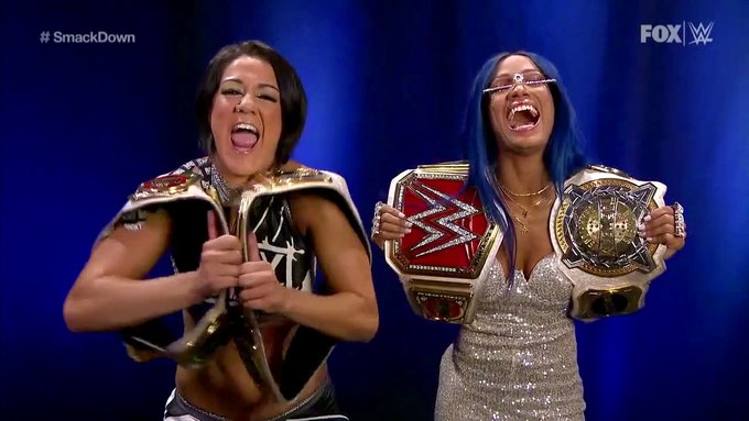 Bayley responds to Ember Moon about holding all the gold