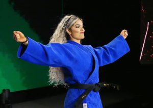 Taynara Conti in tag team action on AEW's The Deadly Draw