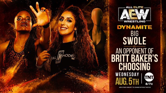 Big Swole returns to AEW tonight to face an opponent of Britt Baker's choosing.