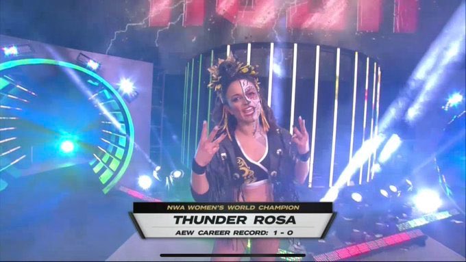 Thunder Rosa "ready for round two" with Hikaru Shida