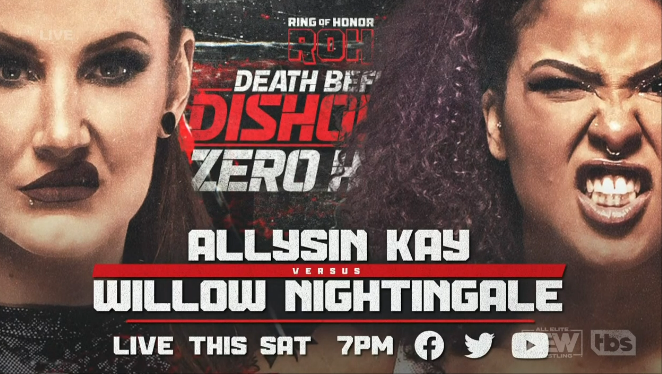 Willow Nightingale vs. Allysin Kay Set For ROH Death Before Dishonor Pre-Show | Diva Dirt