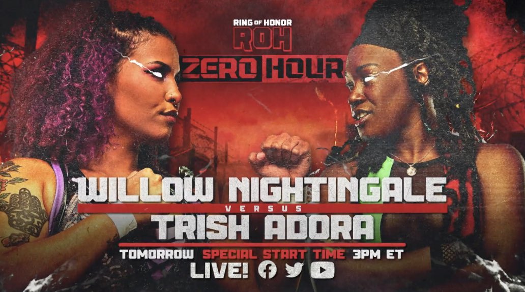Willow Nightingale vs. Trish Adora Added To ROH Final Battle