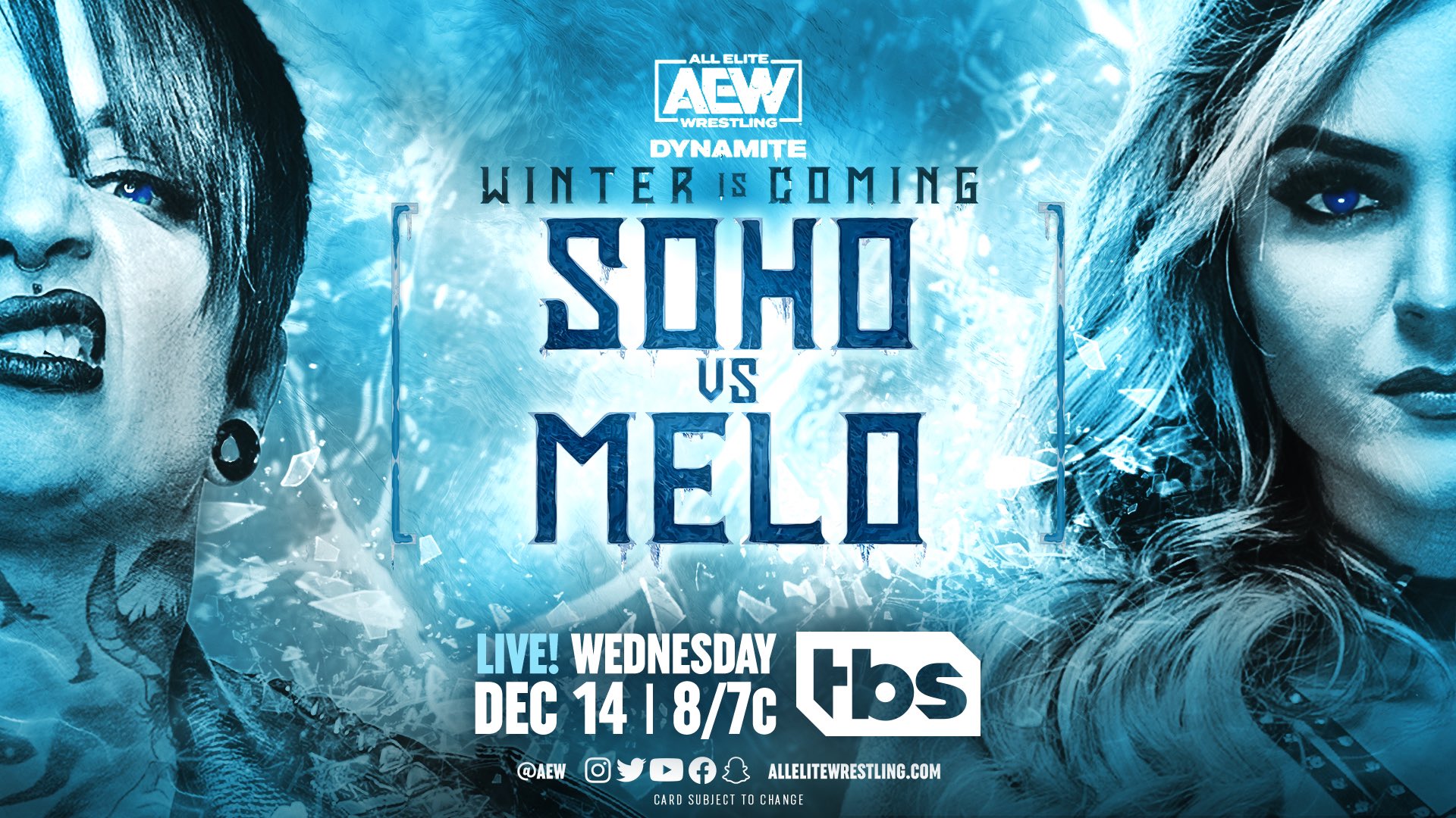 Ruby Soho vs. Tay Melo Added To Winter Is Coming Dynamite