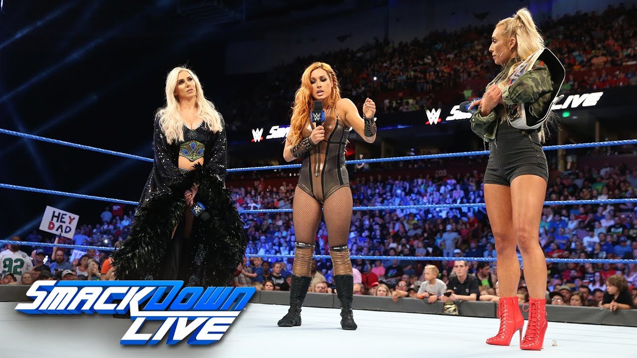 REWIND: Flair, Lynch, & Carmella Come Face to Face SmackDown Live 08.14.18
