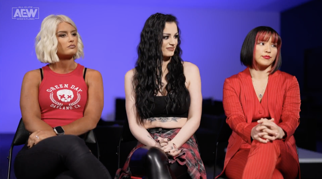 Saraya, Toni Storm, Hikaru Shida AEW Dynamite