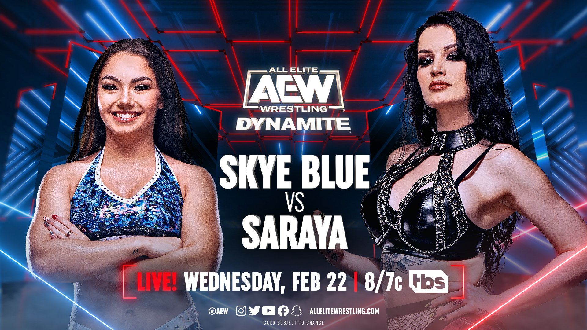 Saraya vs. Skye Blue Set For Feb. 22 AEW Dynamite - Diva Dirt