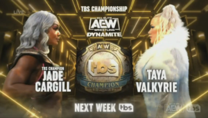 Jade Cargill vs Taya Valkyrie AEW Dynamite
