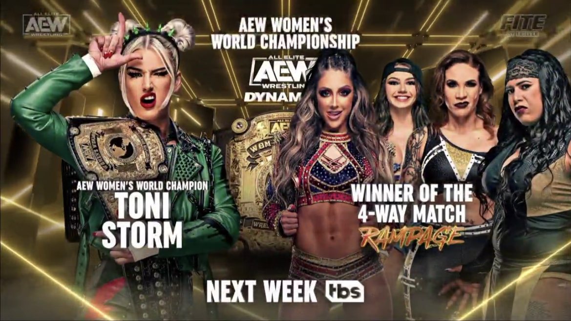 Toni Storm AEW Dynamite title match