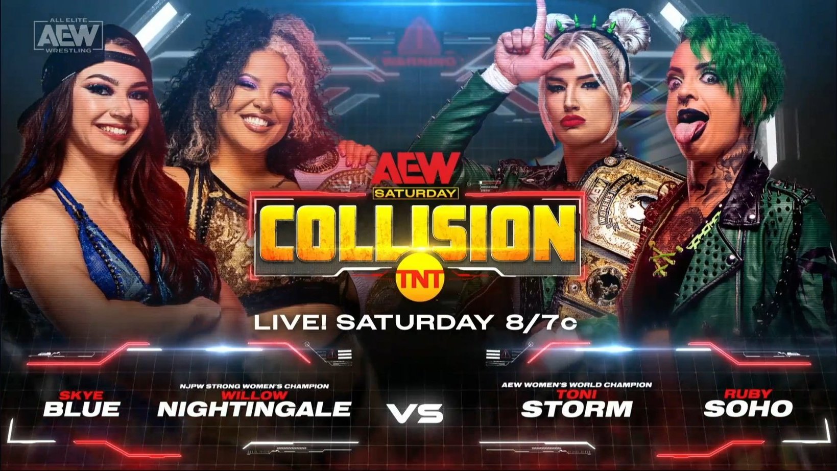 AEW Collision tag match