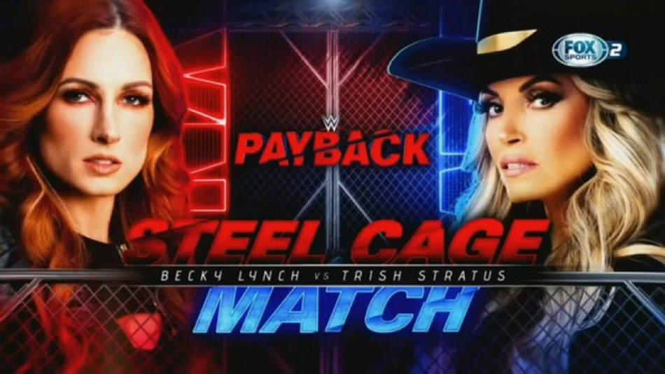 Incredible finish to steel cage match as Becky Lynch vs Trish Stratus feud  finally ends at Payback 2023