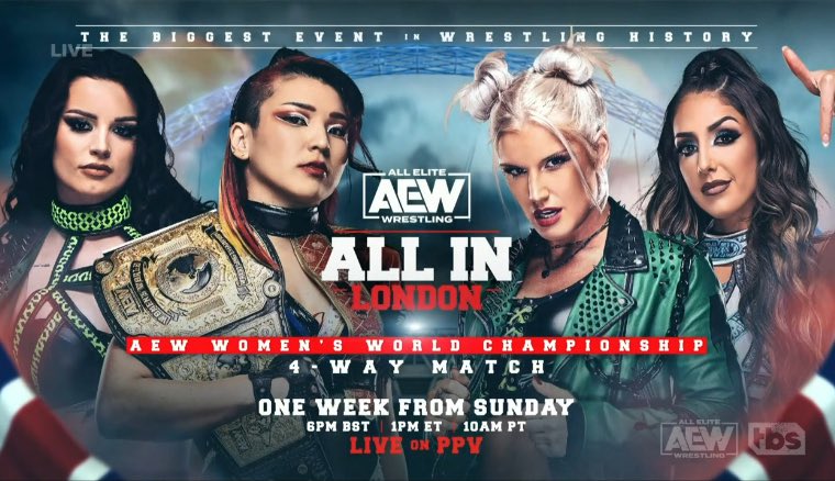 AEW All In 2023 women's title match