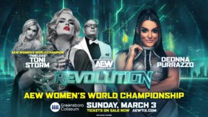 Toni Storm vs. Deonna Purrazzo Confirmed For AEW Revolution