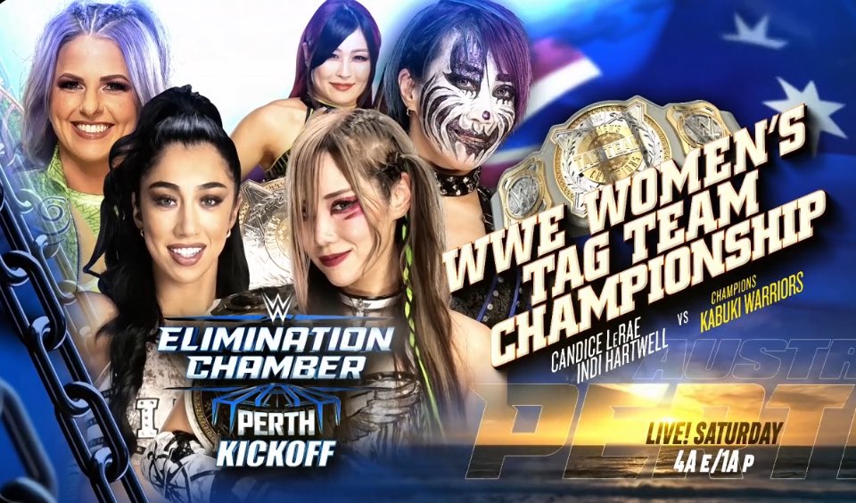 Women’s Tag Team Title Match Set For Elimination Chamber Kick Off