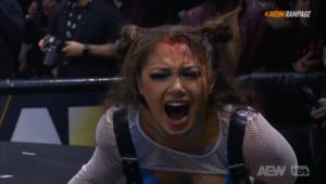Skye Blue AEW Rampage street fight