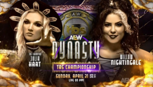 Julia Hart vs Willow Nightingale AEW Dynasty