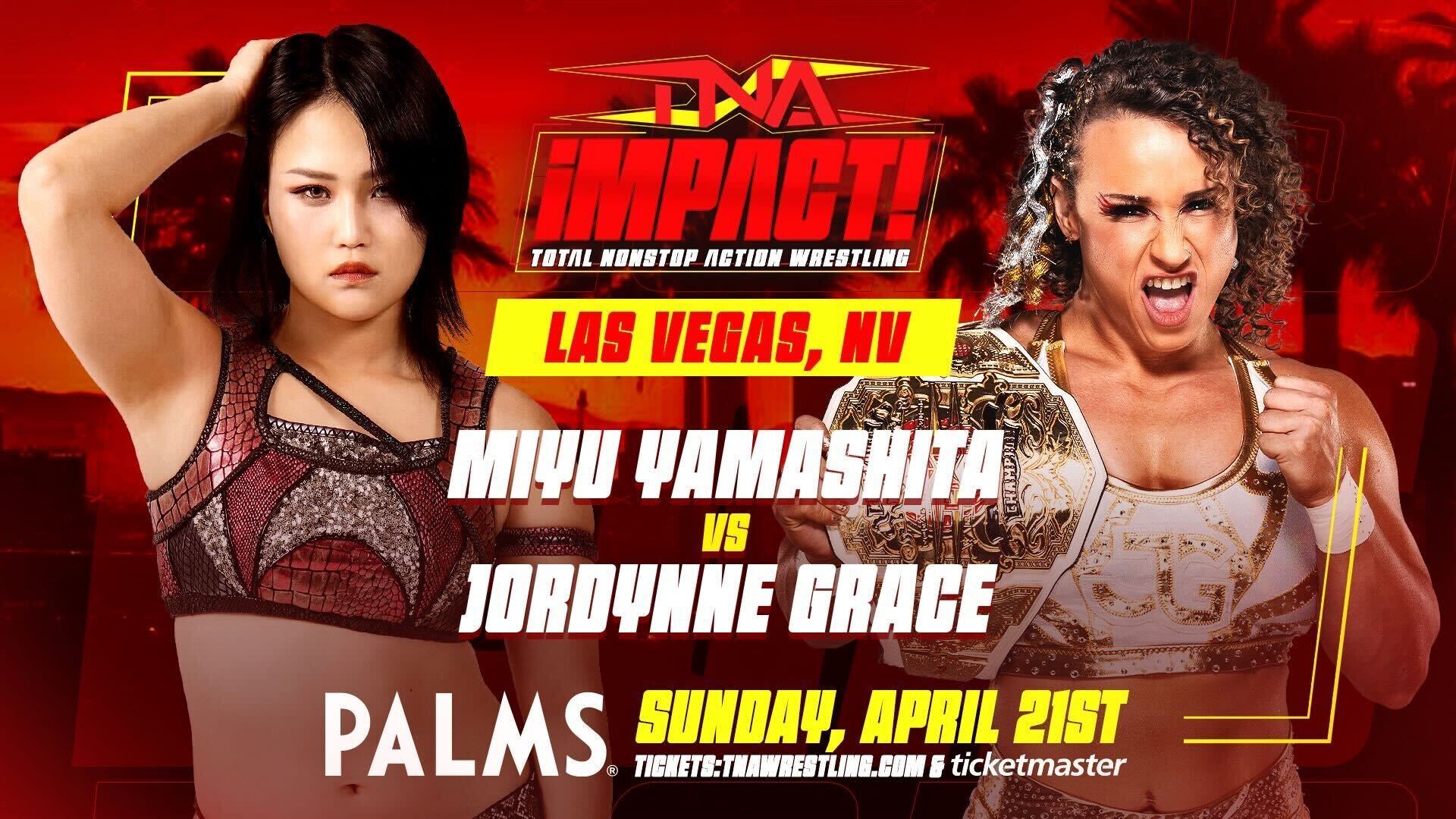 Jordynne Grace vs. Miyu Yamashita Confirmed For Upcoming TNA Tapings