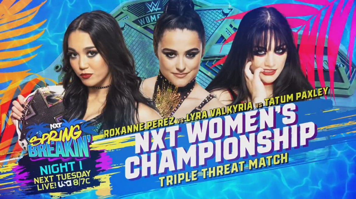 Triple Threat Made For The NXT Women’s Title At Spring Breakin’