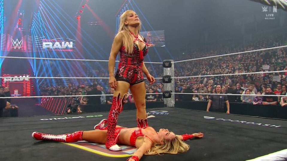 Natalya Returns In Belfast, Turns Heel And Costs Maxxine The Gold