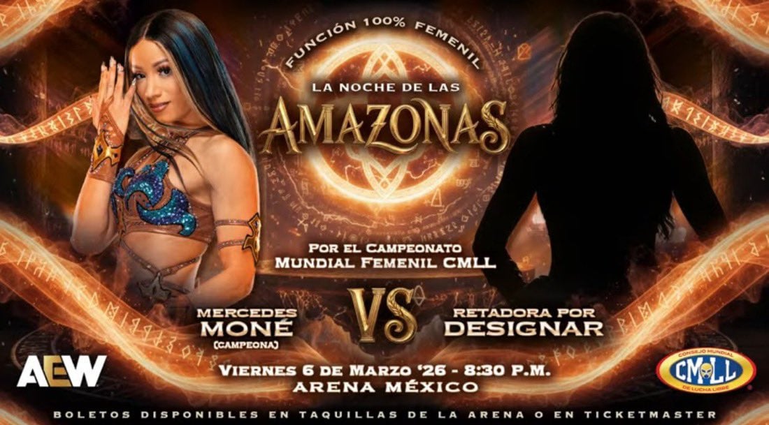 Mercedes Moné To Defend CMLL Women’s Title At All Women’s Event
