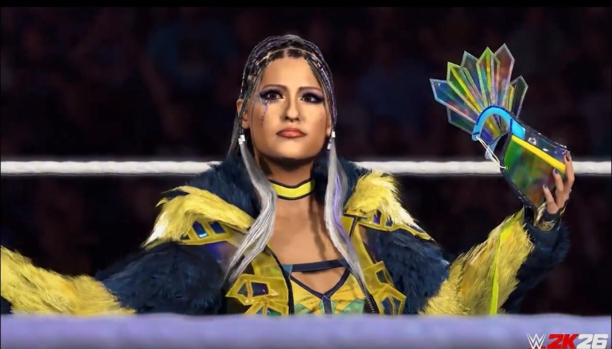 First Look: Giulia’s Entrance In WWE 2K26