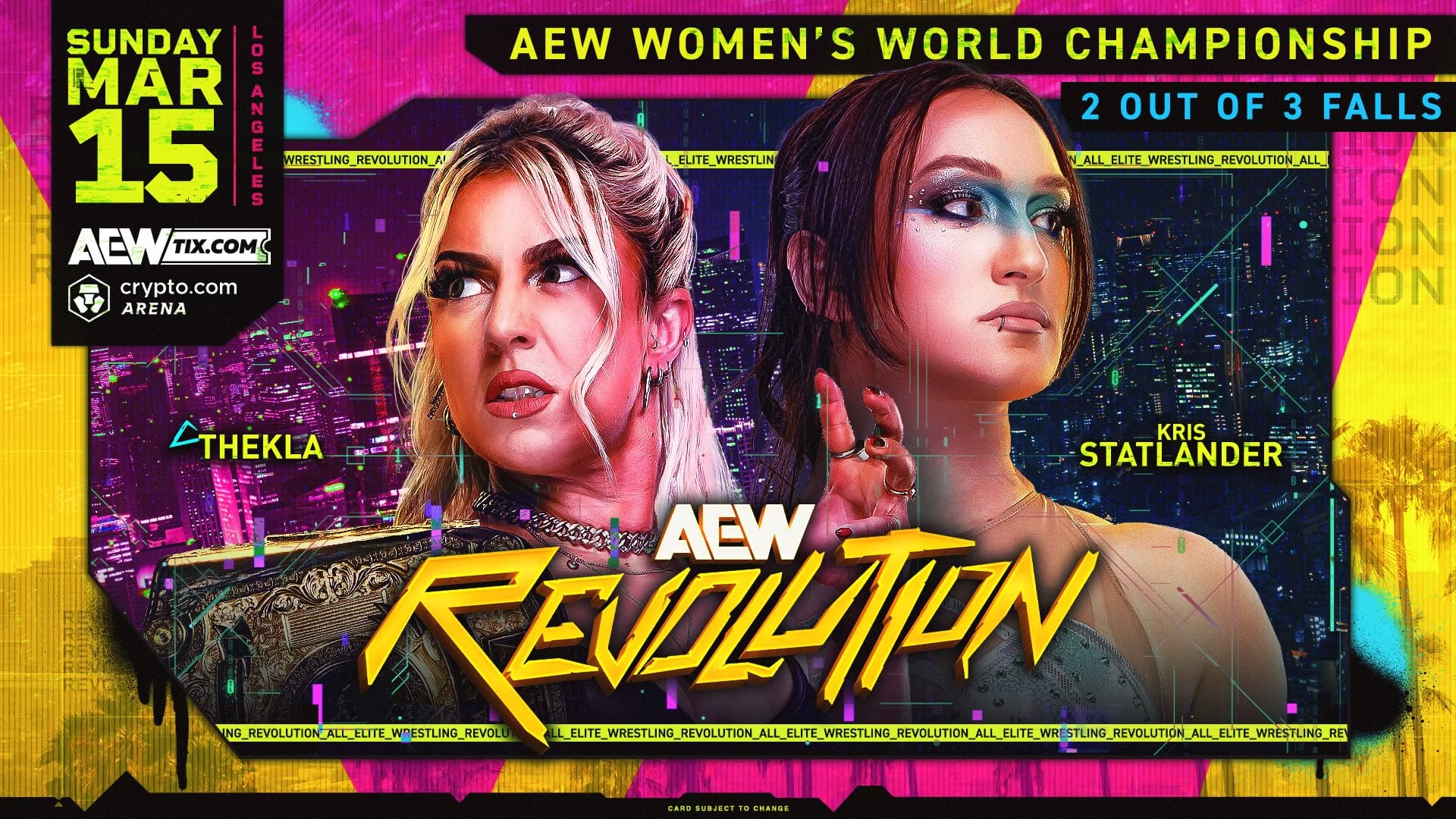 Two Out Of Three Falls Match Added To AEW Revolution