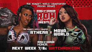 ROH: Perse Picks Up Win While Athena is on The Attack!