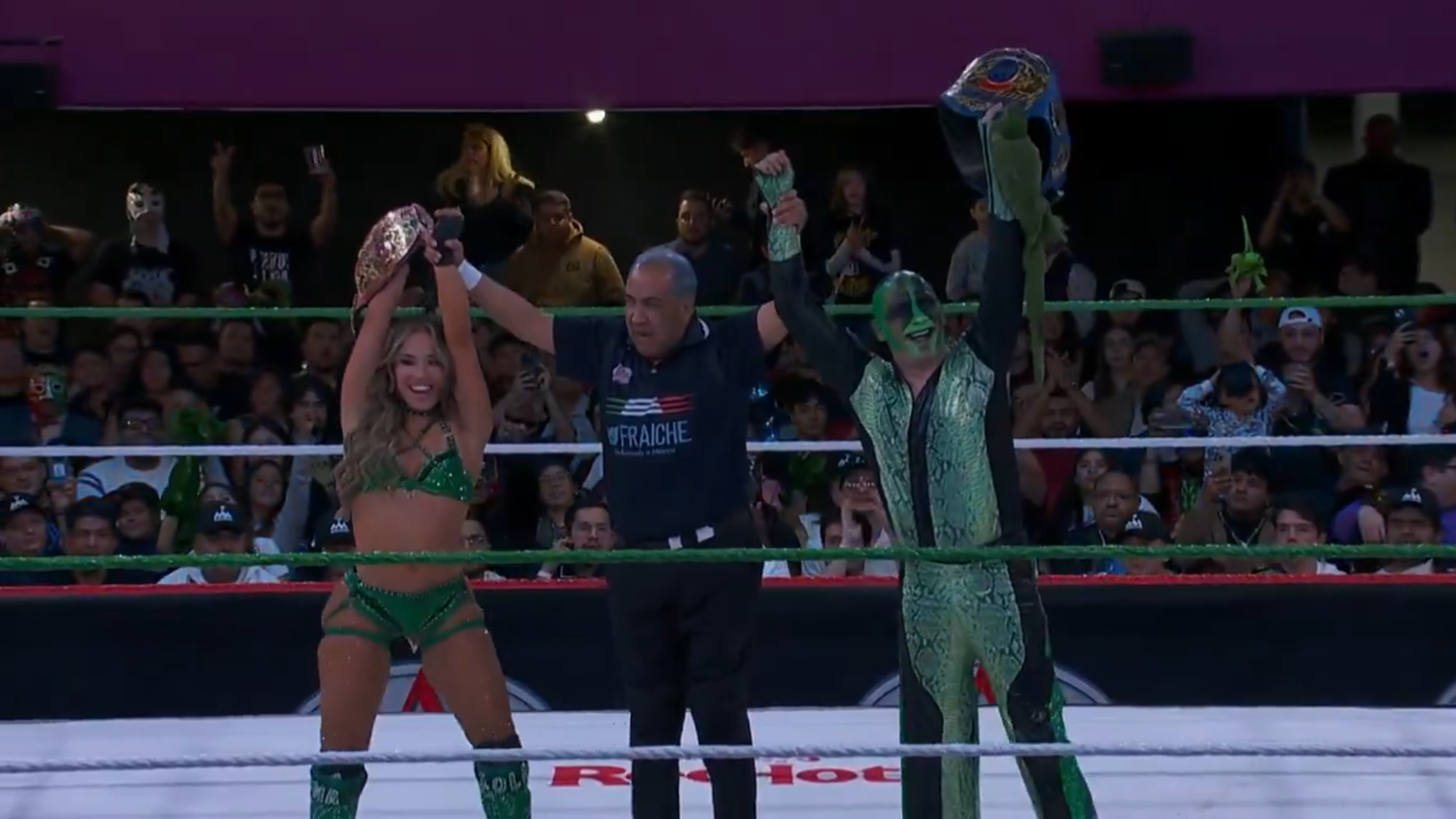 AAA: Lucha Lola Victorious in Mixed Tag Action!