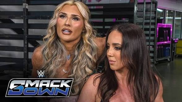 Tiffany Stratton Allows Help From Chelsea Green Against Giulia