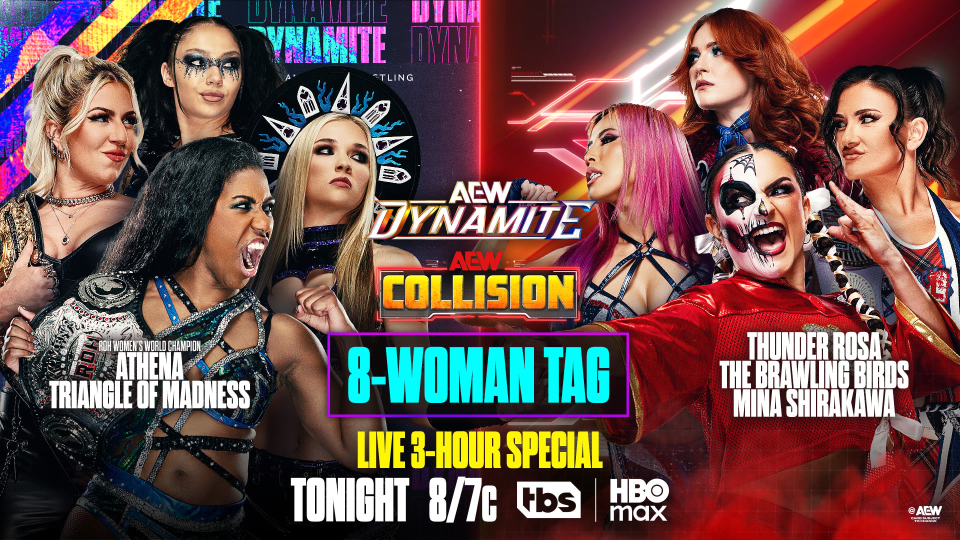 AEW Dynamite/Collision Preview: May 20, Eight Woman Tag Team Match