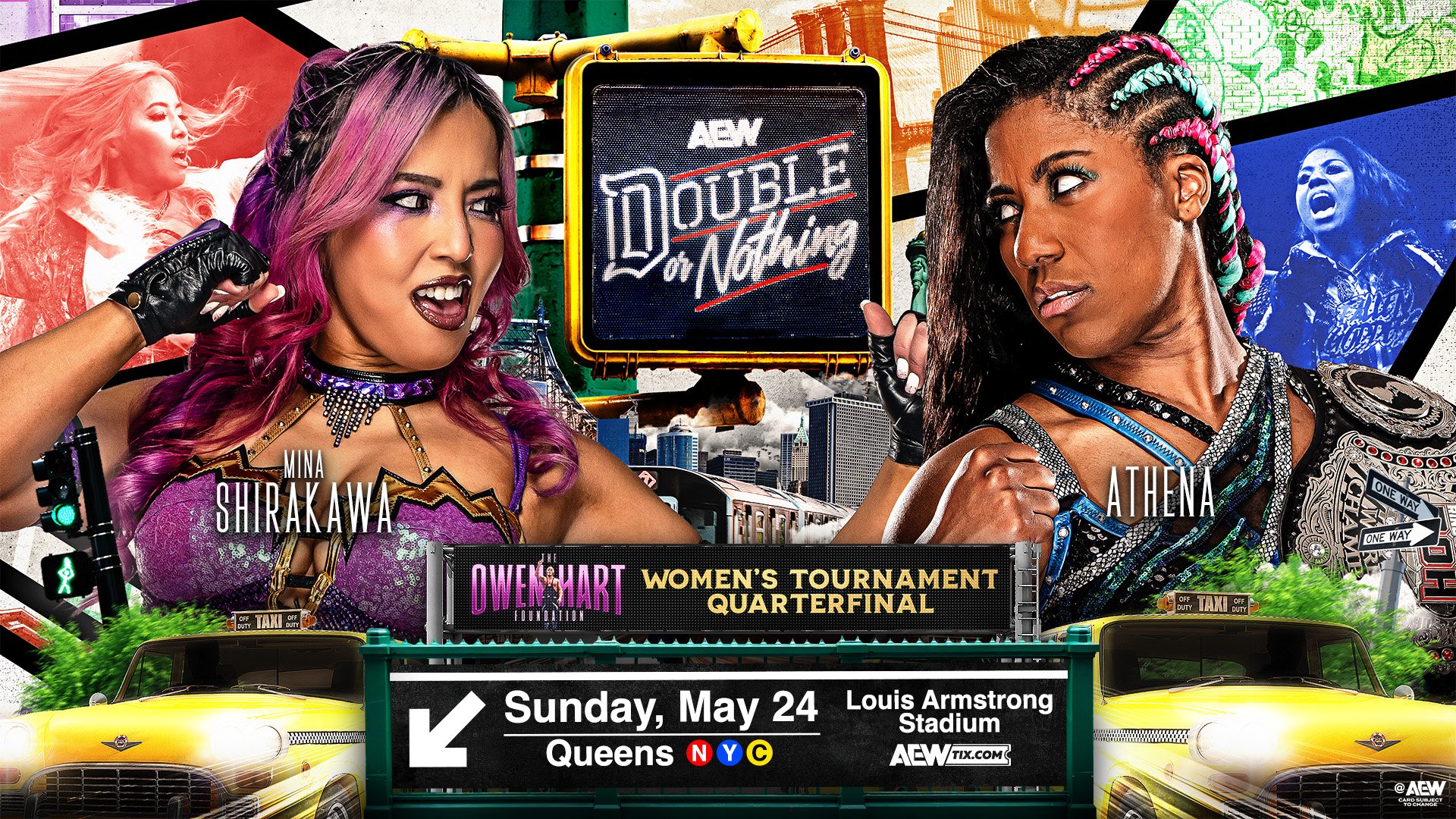 Athena vs. Mina Shirakawa For Owen Hart Cup Added To Double or Nothing