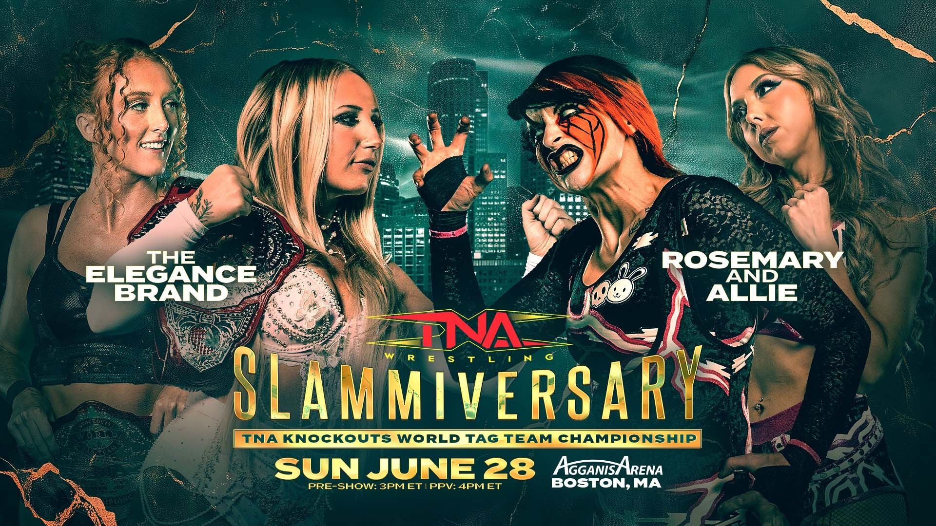 Undead Realm Knocks Off Elegance Brand; Rosemary and Allie Earn Tag Title Shot  