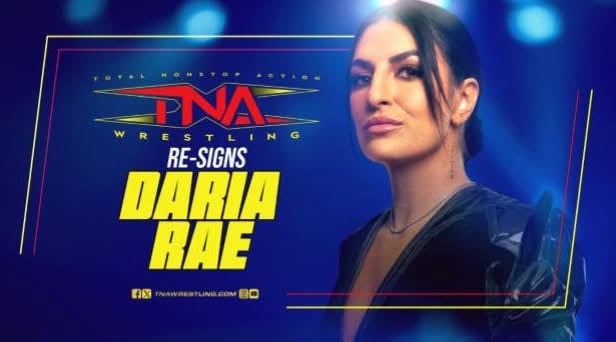Daria Rae Re-signs With TNA